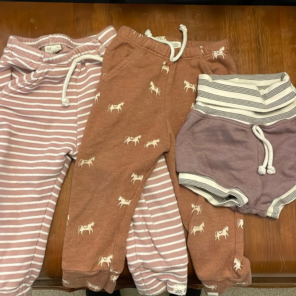 Set Lulu and Roo Bottoms Size 12-18 month